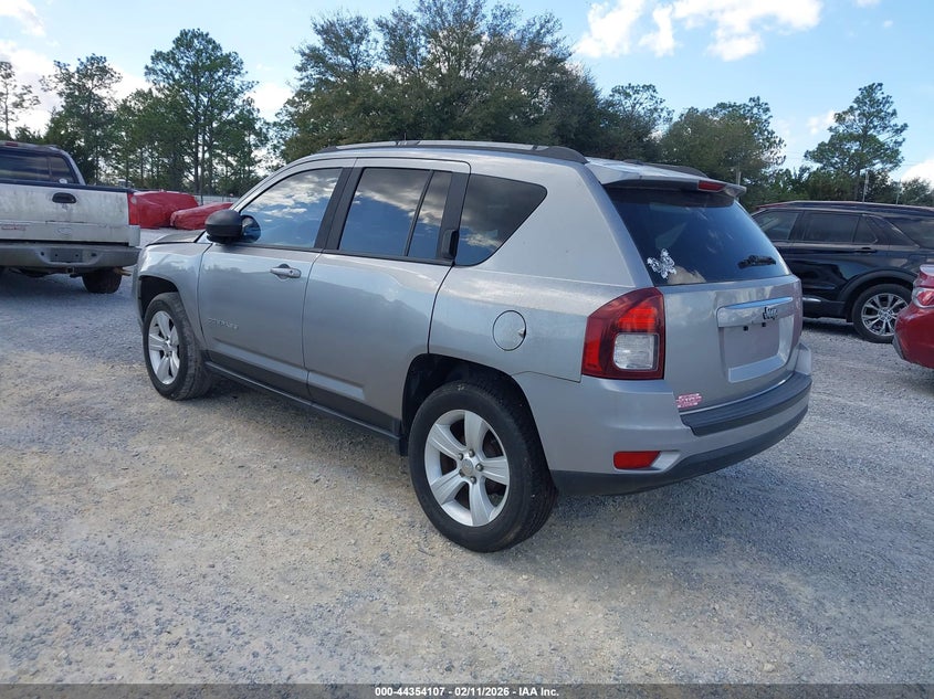 Vin: 1c4njcba8gd681599, lot: 44850569, jeep compass sport 20163