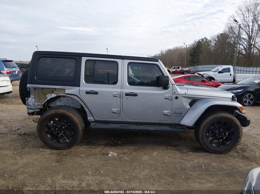 2021 Jeep Wrangler 4Xe Unlimited Sahara 4X4 VIN: 1C4JJXP63MW742836 Lot: 44354163