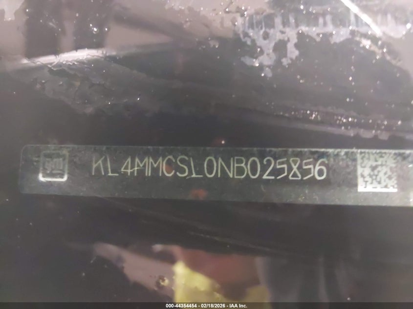 2022 Buick Encore Gx Awd Preferred VIN: KL4MMCSL0NB025856 Lot: 44354454