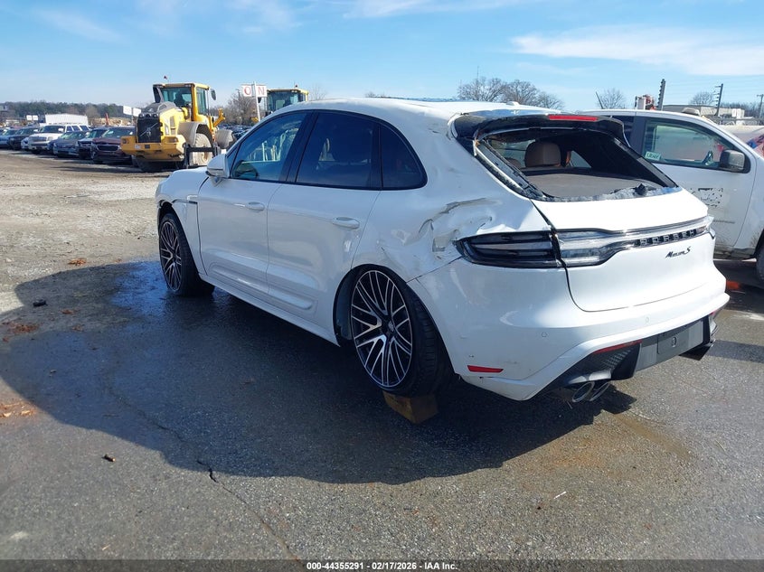Vin: wp1ag2a55slb43368, lot: 44851753, porsche macan s 20253