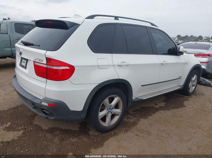2009 BMW X5 3.0 xDrive30I white Lot 111044355350 Vin 5UXFE43549L269400