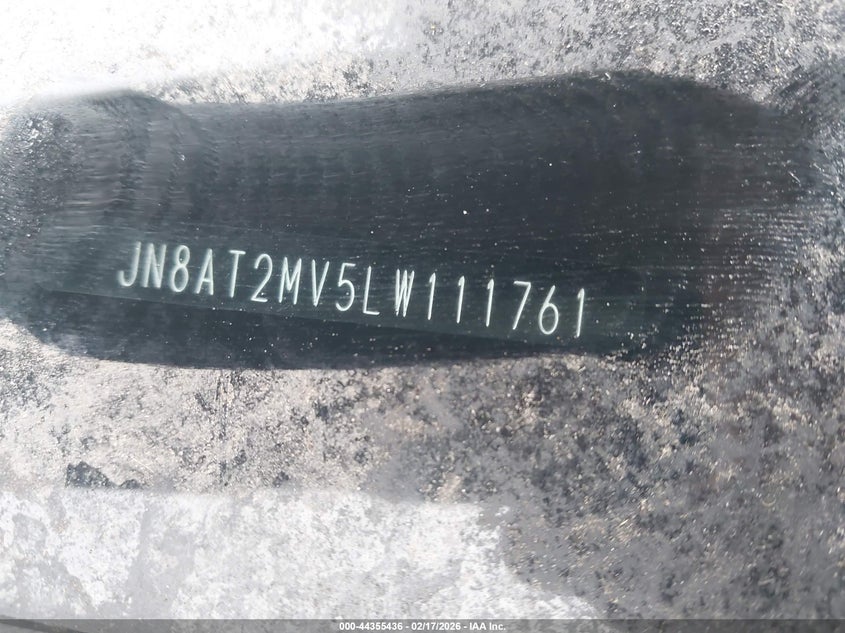NISSAN ROGUE 2020 VIN JN8AT2MV5LW111761