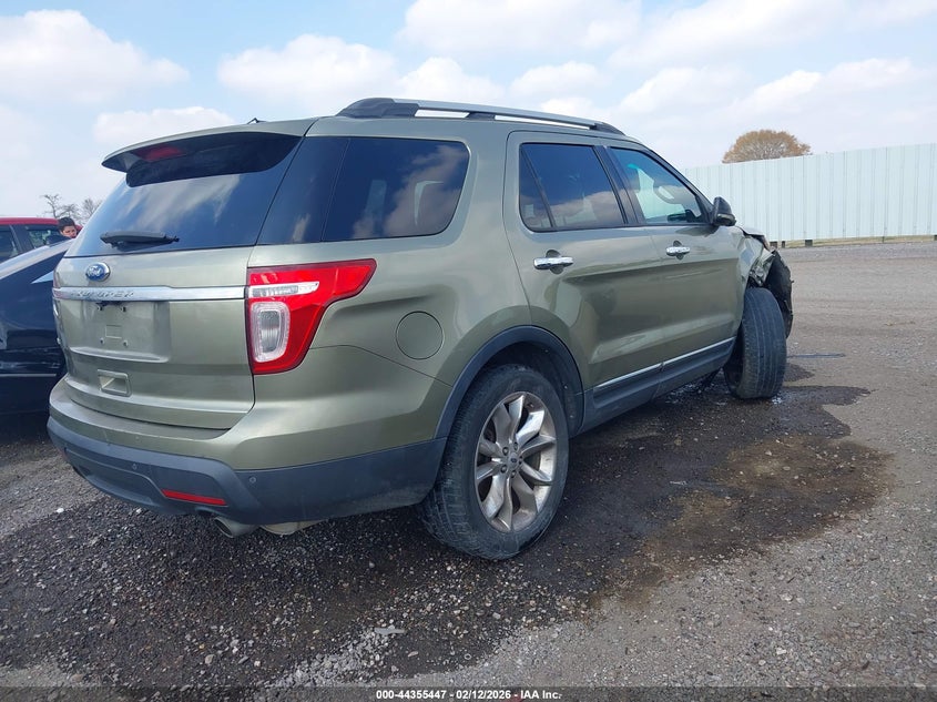 2012 Ford Explorer 3.5 Xlt green Lot 111044355447 Vin 1FMHK7D89CGA23631