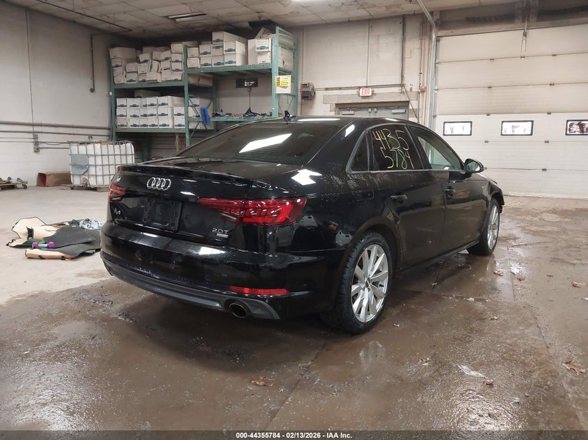Vin: waukmaf41ja224853, lot: 44852246, audi a4 2.0t tech ultra premium/2.0t ultra premium 20184
