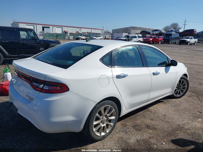 Vin: 1c3cdfcbxed675120, lot: 44852361, dodge dart limited 20144