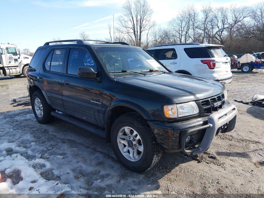 2002 Isuzu Rodeo Ls 3.2L/Lse 3.2L V6/S/S 3.2L V6