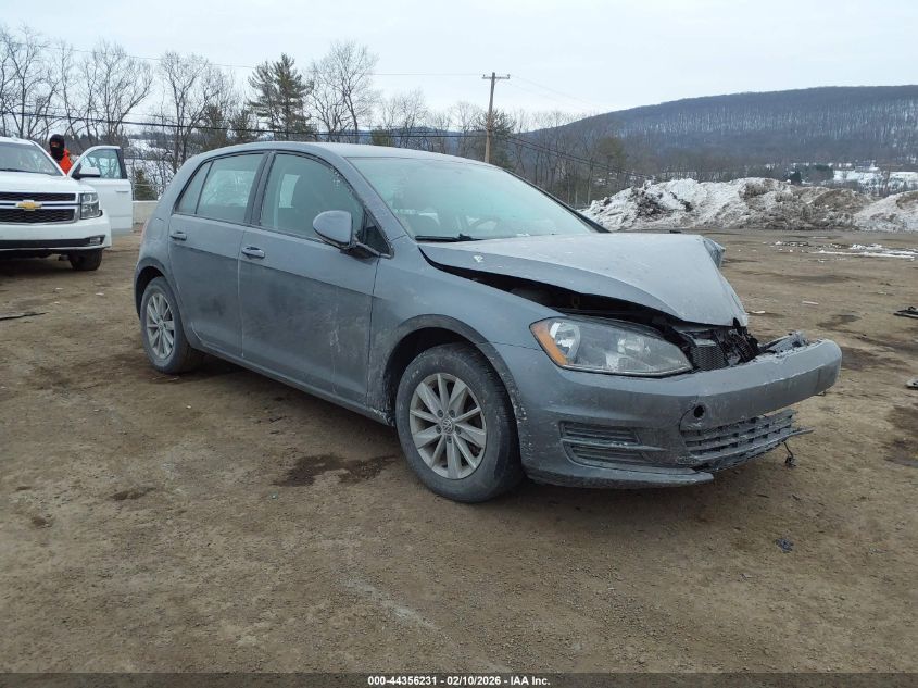 2015 Volkswagen Golf Tsi S 4-Door