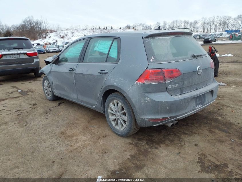 2015 Volkswagen Golf Tsi S 4-Door