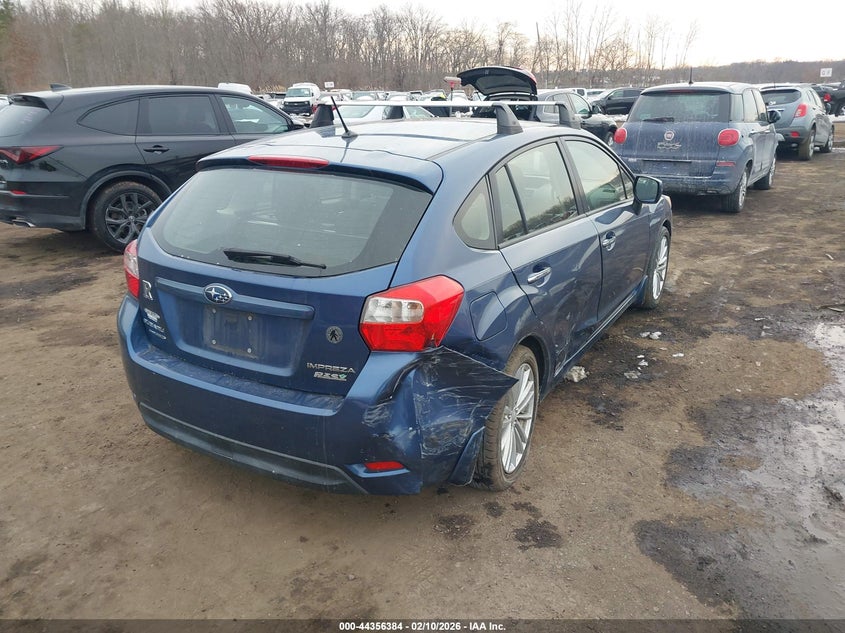 2012 Subaru Impreza 2.0 2.0I Limited blue Lot 111044356384 Vin JF1GPAH62CH238274