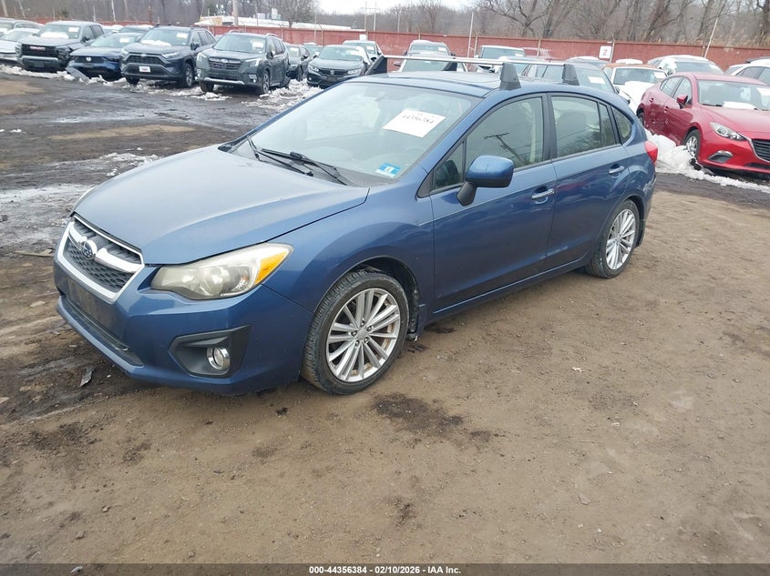 2012 Subaru Impreza 2.0 2.0I Limited blue Lot 111044356384 Vin JF1GPAH62CH238274