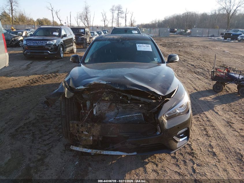 2021 Infiniti Q50 Luxe Awd VIN: JN1EV7BR2MM750187 Lot: 44356709