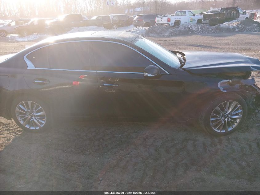 2021 Infiniti Q50 Luxe Awd VIN: JN1EV7BR2MM750187 Lot: 44356709