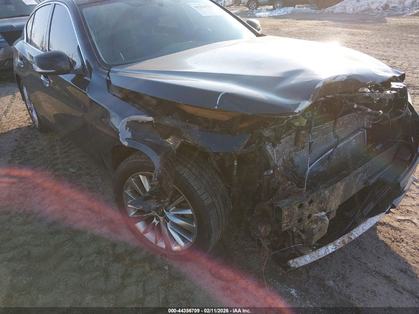 2021 Infiniti Q50 Luxe Awd VIN: JN1EV7BR2MM750187 Lot: 44356709