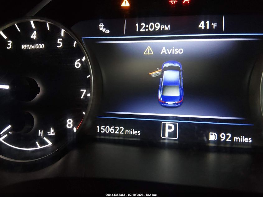 2017 Nissan Maxima 3.5 Platinum VIN: 1N4AA6AP3HC406158 Lot: 44357361