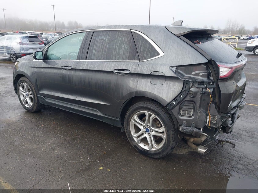 Vin: 2fmtk4k9xfbb22149, lot: 44853886, ford edge titanium 20153