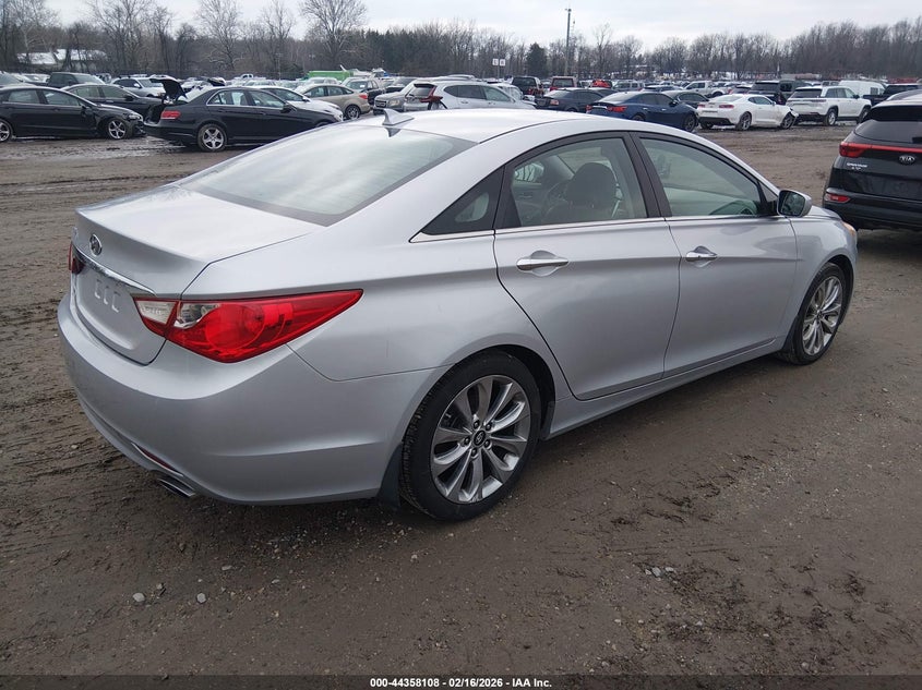 2012 Hyundai Sonata 2.4 Se grey Lot 111044358108 Vin 5NPEC4AC1CH384777
