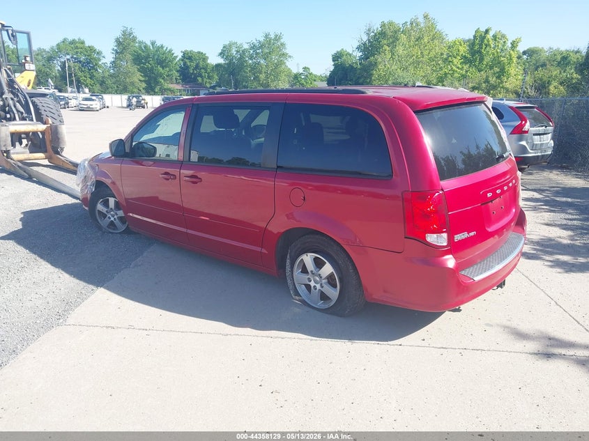 Vin: 2c4rdgcgxcr321857, lot: 44854591, dodge grand caravan sxt 20123