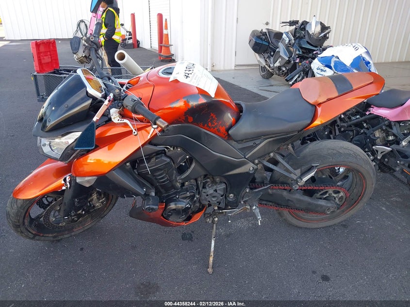 2012 Kawasaki Kawasaki Zr1000 D orange Lot 111044358244 Vin JKAZRCD14CA028541