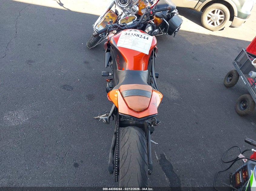 2012 Kawasaki Kawasaki Zr1000 D orange Lot 111044358244 Vin JKAZRCD14CA028541