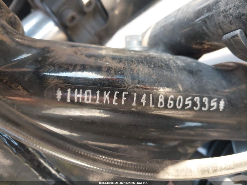 2020 Harley-Davidson Flhtk VIN: 1HD1KEF14LB605335 Lot: 44358359