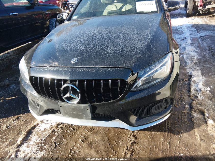 2018 Mercedes-Benz C 300 4Matic VIN: WDDWF4KB6JR378177 Lot: 44358491