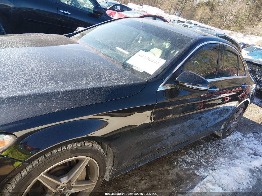 2018 Mercedes-Benz C 300 4Matic VIN: WDDWF4KB6JR378177 Lot: 44358491