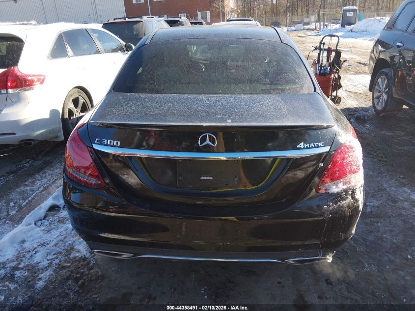 2018 Mercedes-Benz C 300 4Matic VIN: WDDWF4KB6JR378177 Lot: 44358491