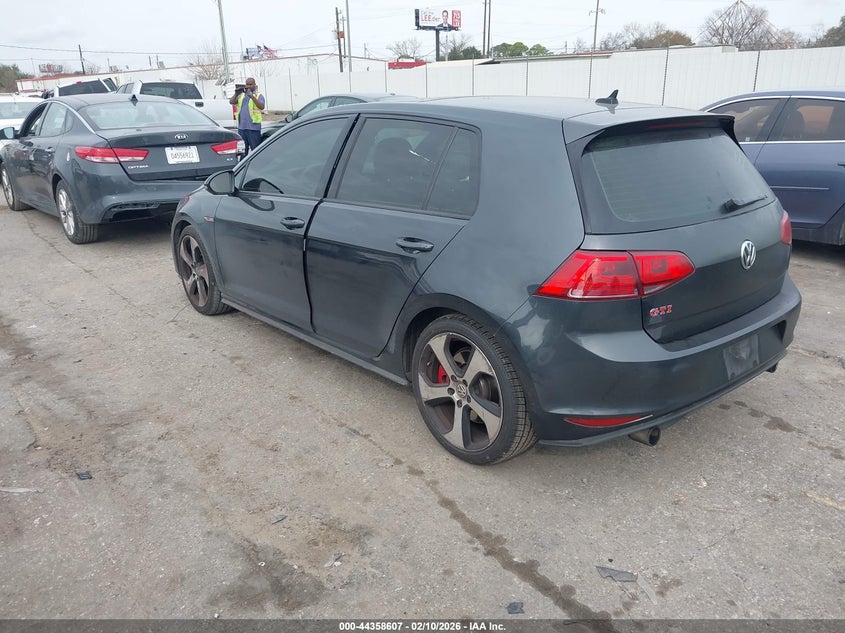 2017 Volkswagen Golf Gti Autobahn 4-Door/S 4-Door/Se 4-Door/Sport 4-Door