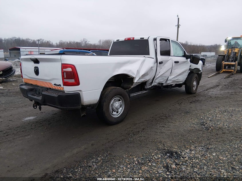 Vin: 3c6ur5hjxpg536968, lot: 44855305, ram 2500 tradesman  4x4 8' box 20234