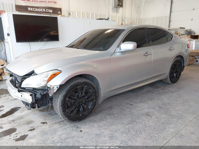 Vin: jn1by1ar5dm601300, lot: 44855389, infiniti m37x 20132