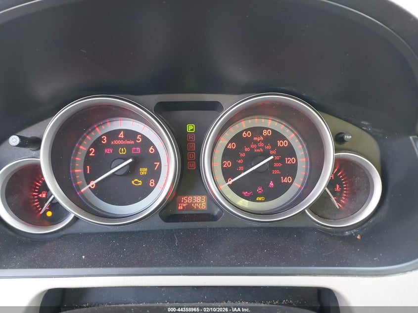 2011 Mazda Cx-9 Grand Touring VIN: JM3TB3DVXB0327708 Lot: 44358965