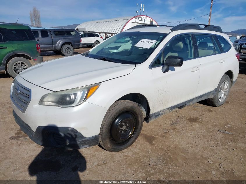 2015 Subaru Outback 2.5I