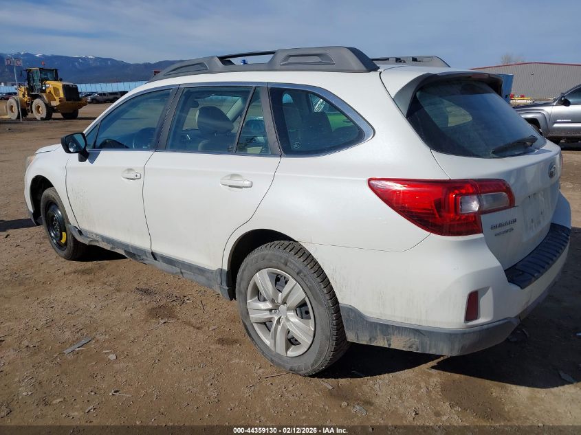 2015 Subaru Outback 2.5I