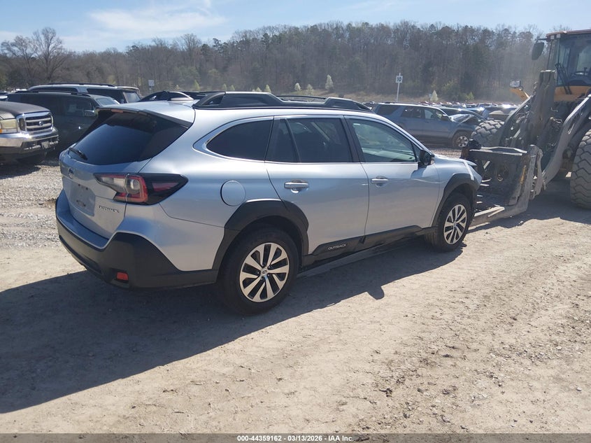 Vin: 4s4btadc7p3188515, lot: 44855624, subaru outback premium 20234