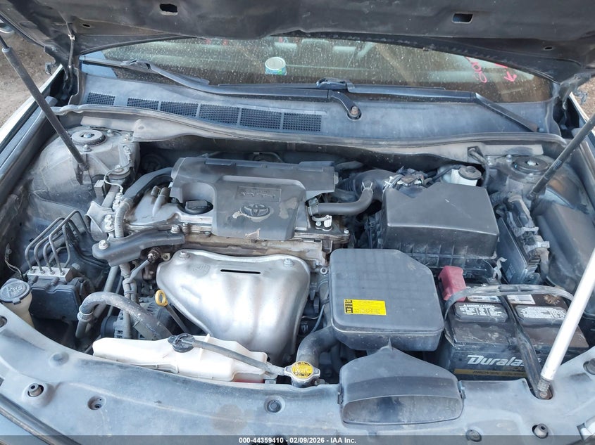2012 TOYOTA CAMRY SEDAN 2.5L I-4 DOHC, VVT, 178HP