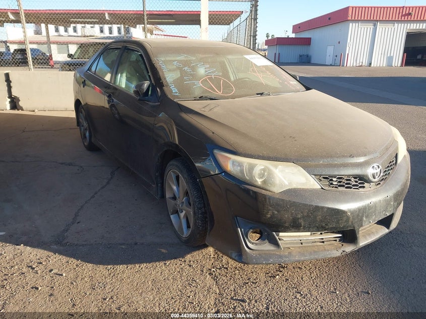 2012 TOYOTA CAMRY SEDAN 2.5L I-4 DOHC, VVT, 178HP