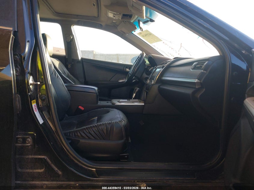 2012 TOYOTA CAMRY SEDAN 2.5L I-4 DOHC, VVT, 178HP