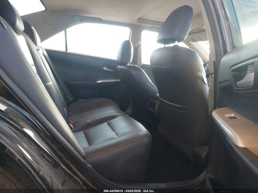 2012 TOYOTA CAMRY SEDAN 2.5L I-4 DOHC, VVT, 178HP
