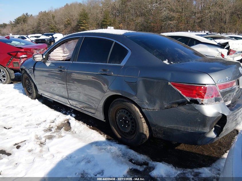 2012 Honda Accord 2.4 2.4 Lx grey Lot 111044359456 Vin 1HGCP2F32CA063302