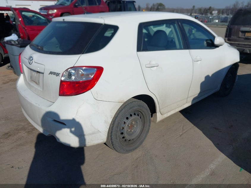 Vin: 2t1ku4ee0bc585518, lot: 44856035, toyota matrix 20114