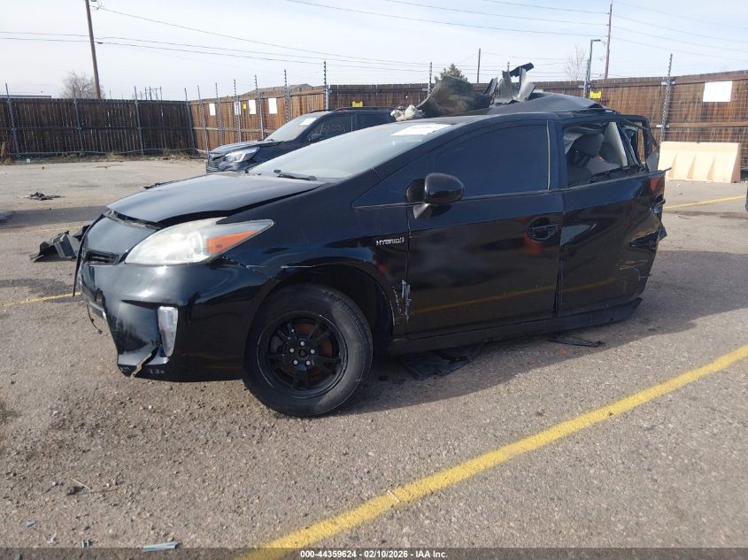 2014 Toyota Prius Two VIN: JTDKN3DU9E1738549 Lot: 44359624