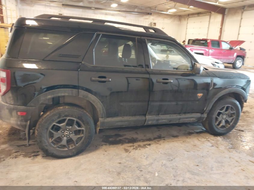 2021 Ford Bronco Sport Badlands VIN: 3FMCR9D9XMRB36119 Lot: 44360137