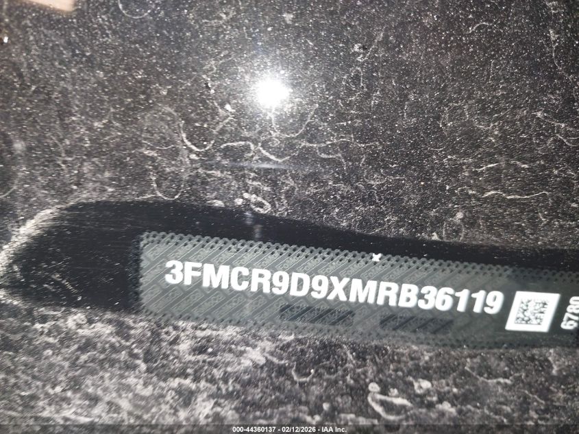 2021 Ford Bronco Sport Badlands VIN: 3FMCR9D9XMRB36119 Lot: 44360137