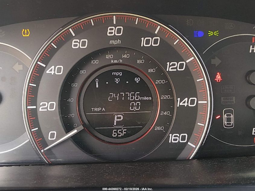 2013 Honda Accord Ex-L VIN: 1HGCT1B83DA023853 Lot: 44360272