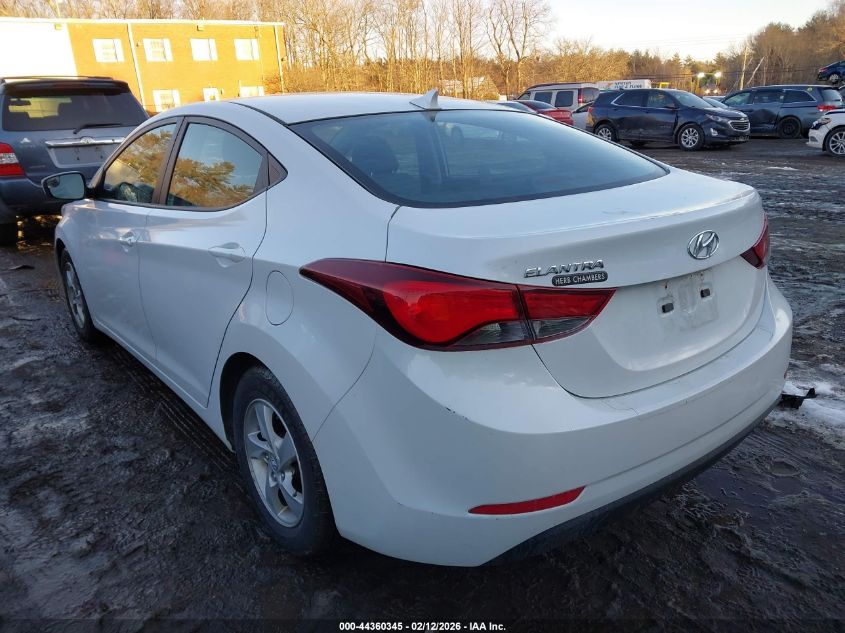 2015 Hyundai Elantra Se