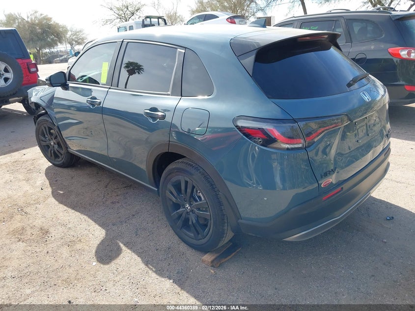 VIN 3CZRZ1H5XTM723370 2026 HONDA HR-V 2WD SPORT