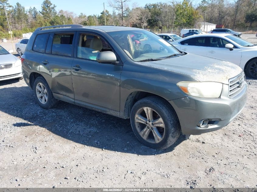 2008 Toyota Highlander Sport