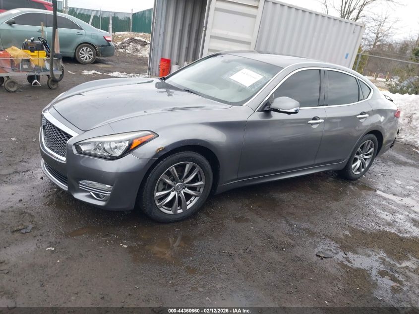 2016 Infiniti Q70 3.7 VIN: JN1BY1AP2GM220362 Lot: 44360660