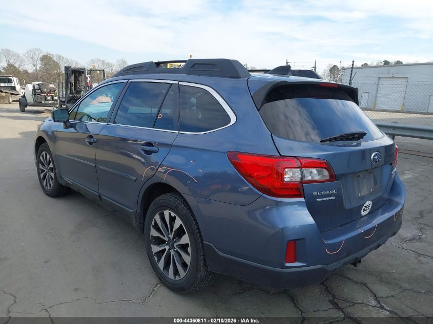 2016 Subaru Outback 2.5I Limited