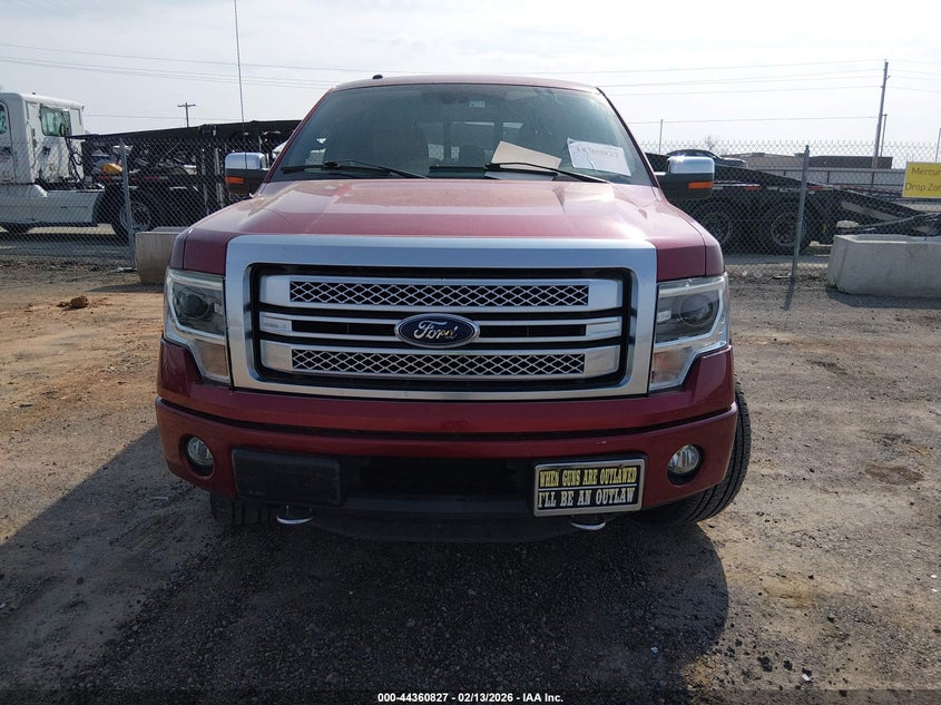2013 Ford F-150 Platinum VIN: 1FTFW1ET6DFD81986 Lot: 44360827
